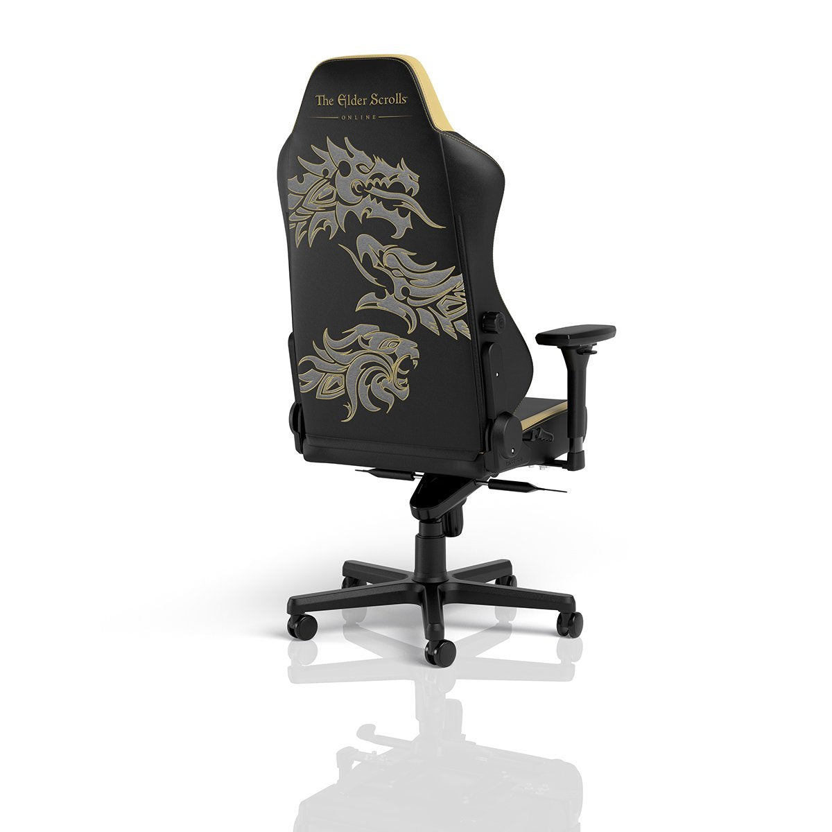 Noblechairs Konferenzstuhl Hero – 57×55×137 cm, schwarz/gold