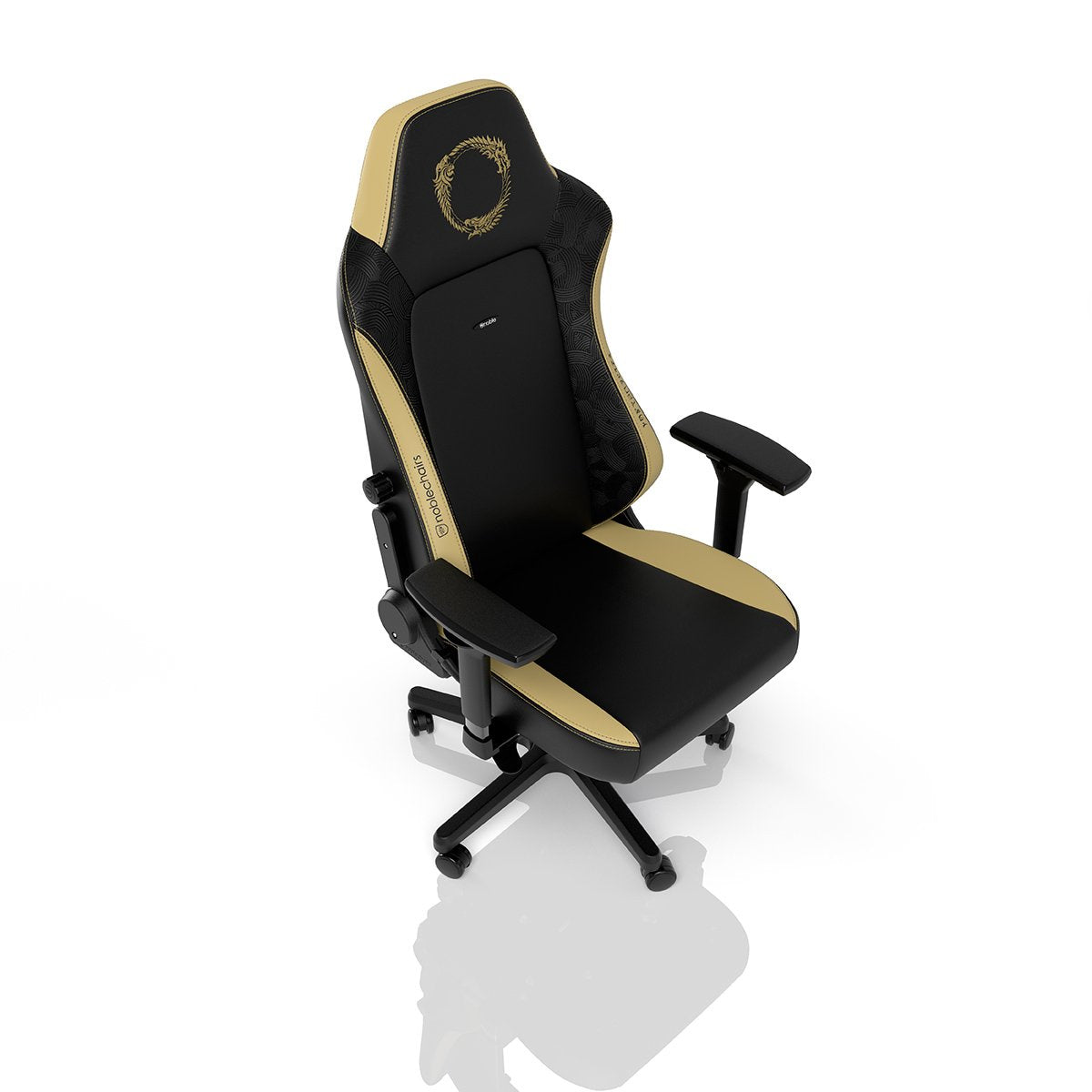 Noblechairs Konferenzstuhl Hero – 57×55×137 cm, schwarz/gold