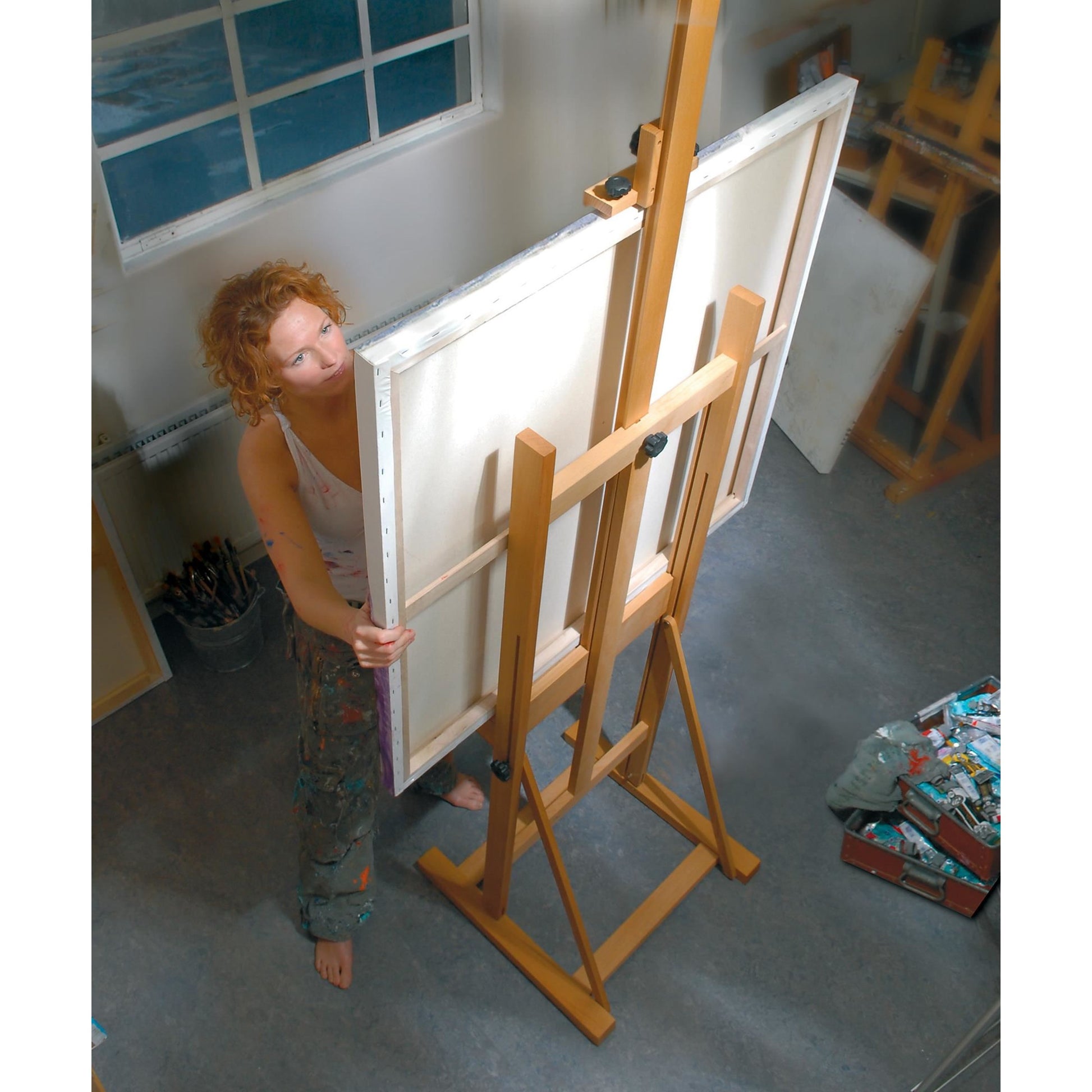 Talens Zeichenbrett Atelier-Staffelei London – 680 × 2290 mm, Holz (Buche)