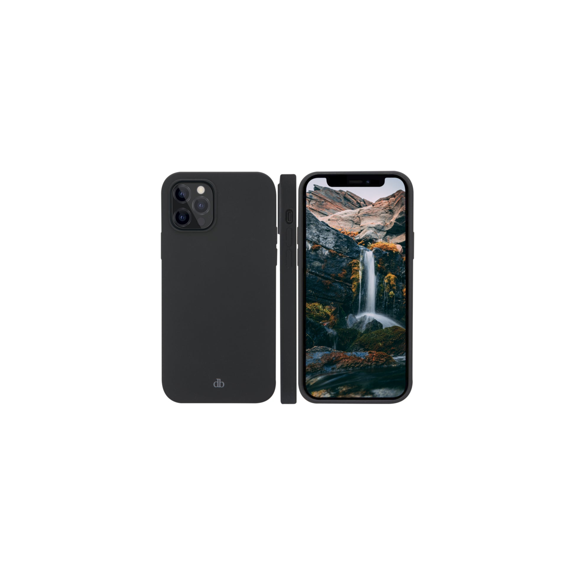 dbramante1928 Monaco Backcover – für Apple iPhone 13 Pro Max, Schwarz, kabelloses Aufladen