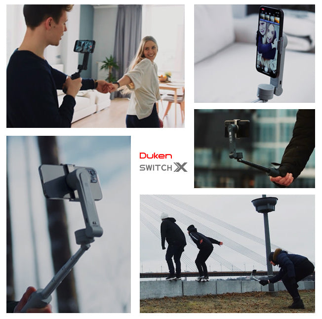 Sirui Halterung – 1-Achs-Gimbal, 1000 mAh, für Smartphones (alle Marken), 155 mm, grau