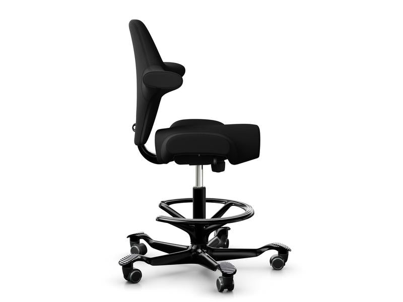 HÅG Bürostuhl Capisco 8106 – Sitzhöhe 55–81 cm, 110 kg, schwarz
