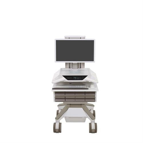 Ergotron CareFit Pro IT-/Medizin-Fahrwagen – elektrisch höhenverstellbar