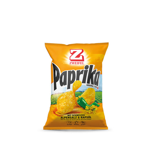 Zweifel Chips – Paprika, Beutel, 30 g, vegan