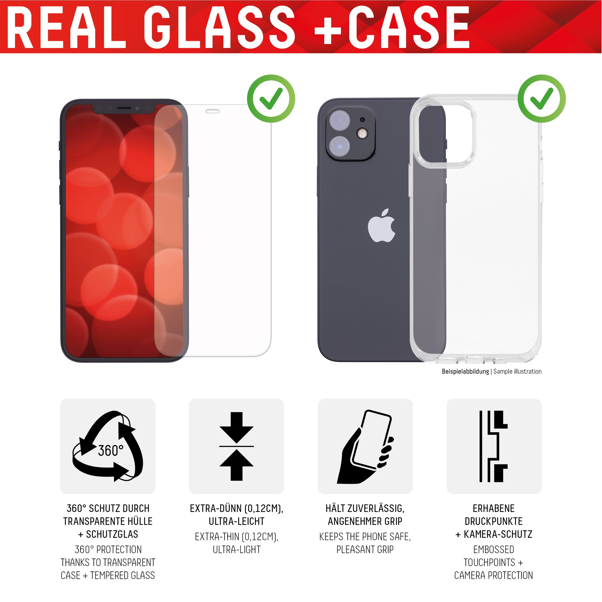 Displex Displayschutz (Panzerglas), 10H – für iPhone 11