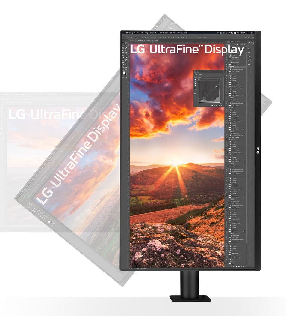 LG 32UN880K-B – 31,5", 3840 × 2160 (4K), IPS, USB-C 60 W, HDR10