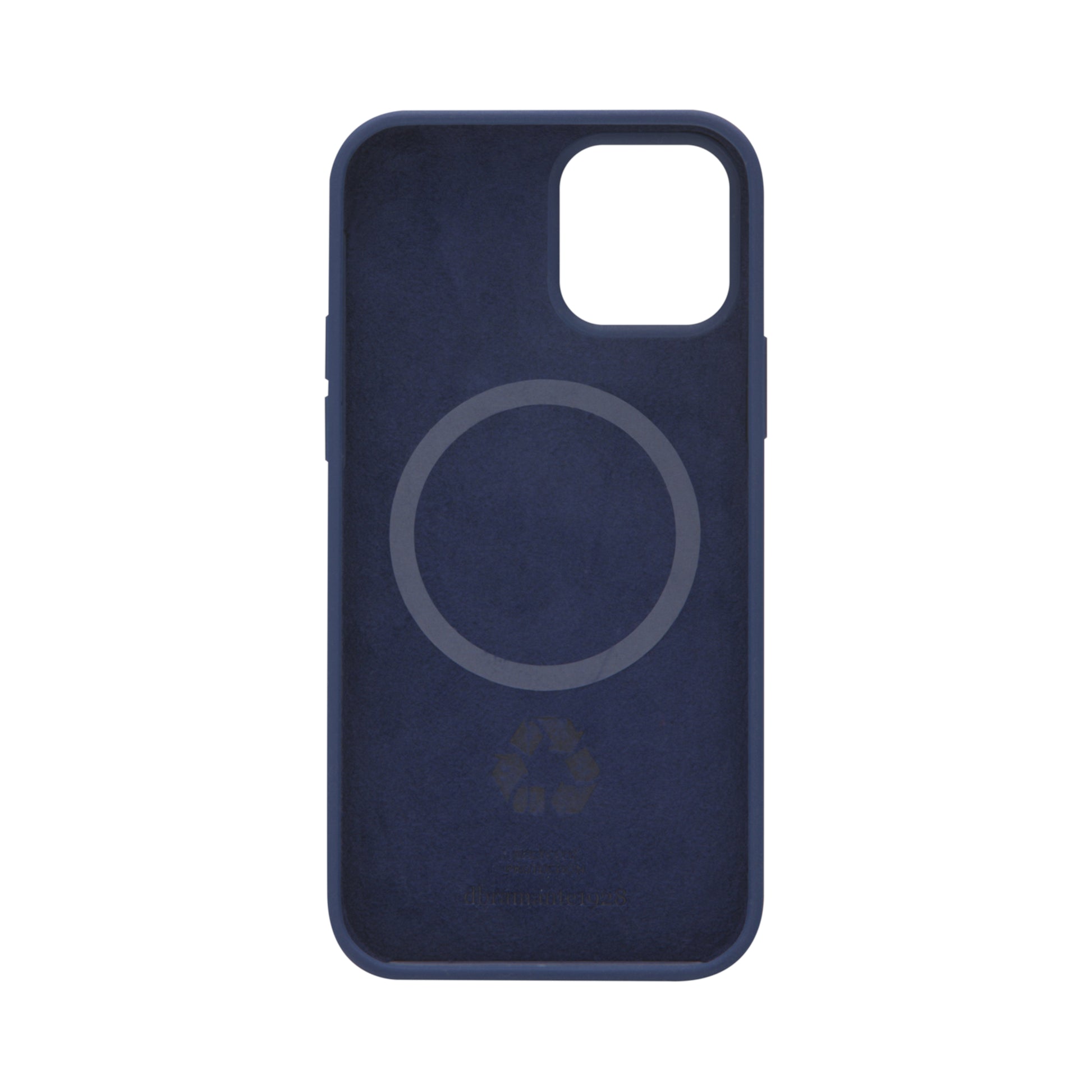 dbramante1928 Backcover – für Apple iPhone 13 mini, Recycling-Kunststoff, Blau, kabelloses Laden