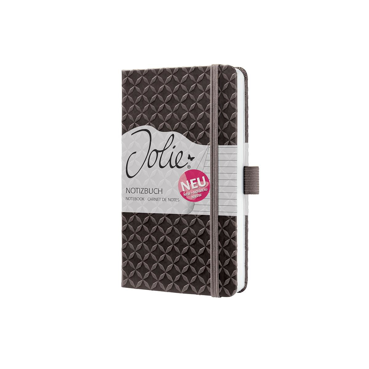 Sigel Notizbuch A6, liniert, Fadenheftung, 174 Seiten, perforiert, 80 g/m² – braun