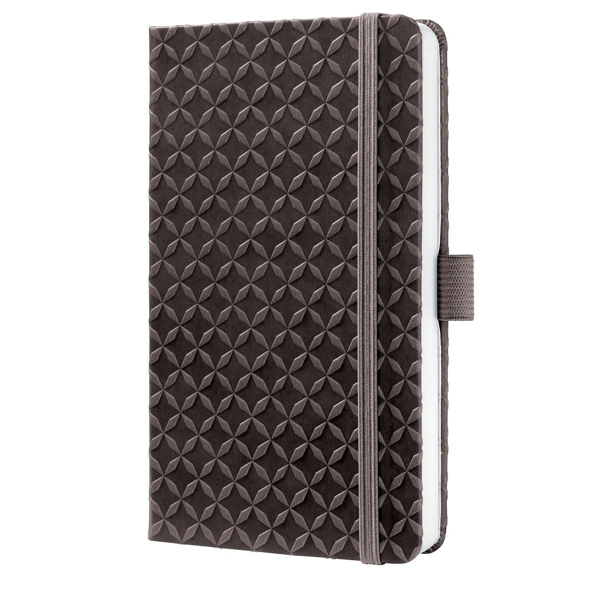 Sigel Notizbuch A6, liniert, Fadenheftung, 174 Seiten, perforiert, 80 g/m² – braun