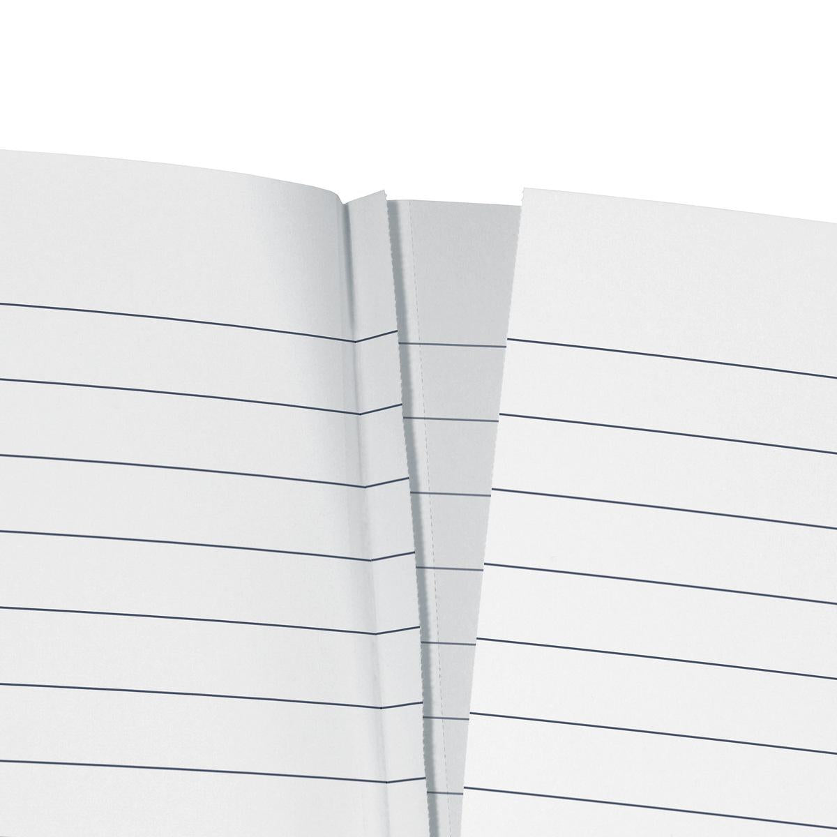 Sigel Notizbuch, A5, liniert, Fadenheftung, Hardcover, 174 Seiten, perforiert, 80 g/m² – mehrfarbig