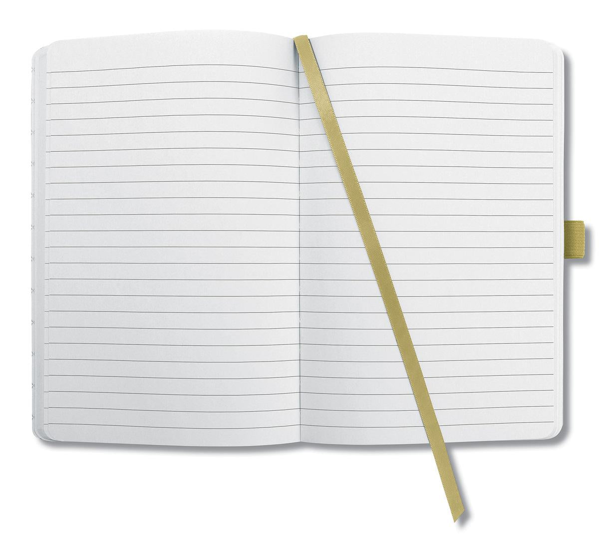 Sigel Notizbuch, A6, liniert, Fadenheftung, Hardcover, 174 Seiten, perforiert, 80 g/m² – mehrfarbig