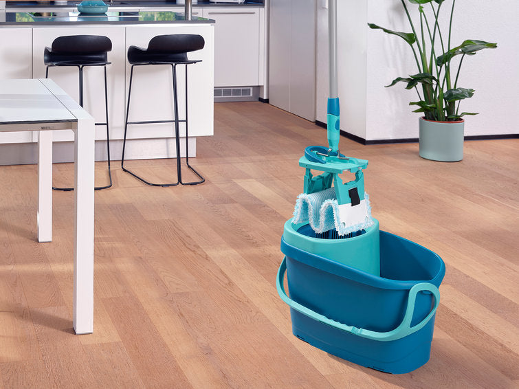 Leifheit Wischbezug Super Soft – 1 Stk. – Polyester – Hellblau – für Clean Twist M Ergo