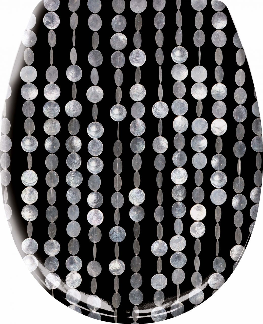 Kleine Wolke WC-Sitz Perla – Schwarz, Grau, Weiss, Duroplast