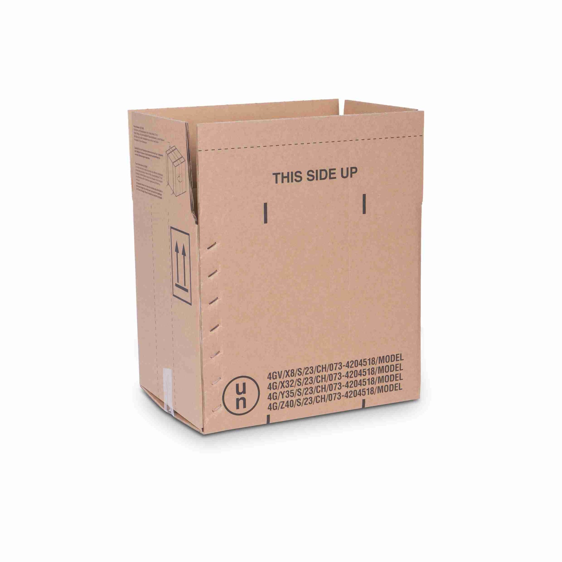 Model Gefahrgutbox – für Gefahrgut (UN28/40) – 360 × 260 × 300 mm, braun, Wellkarton – 1 Stk., ab 100 Stk.