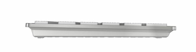 CHERRY Desktop DW 9100 SLIM – Tastatur, kabellos (Bluetooth), CH-Layout (DE-CH), aufladbar