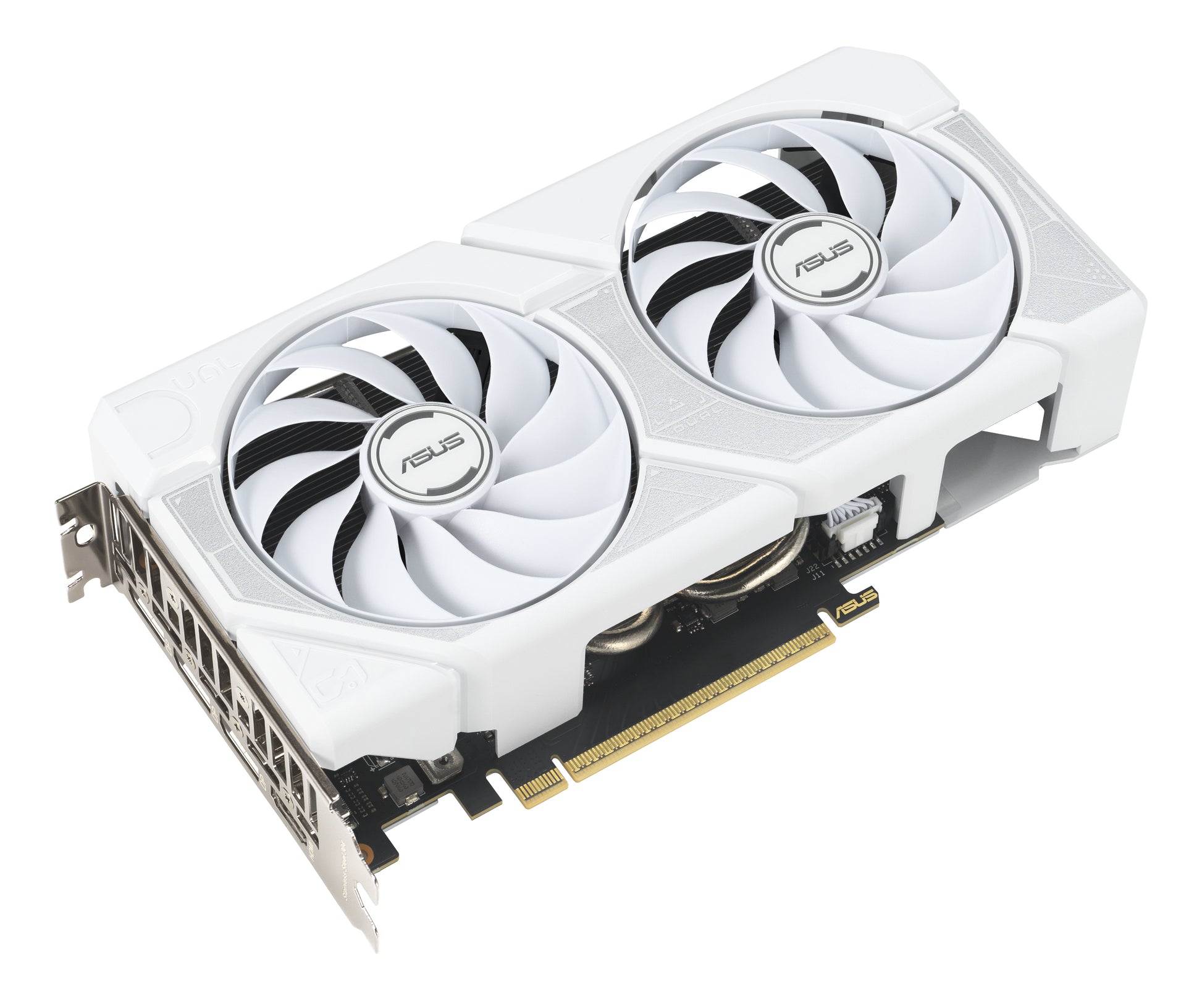 ASUS DUAL-RTX5060TI-O16G-WHITE – Grafikkarte – GeForce RTX 5060 Ti, 16 GB GDDR7, PCIe 5.0, 3×DP/1×HDMI, Weiss