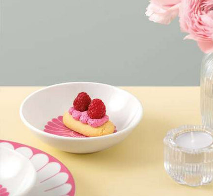 Villeroy & Boch Fleur Cassis Dessertschale – Porzellan, Pink, 6 Stück