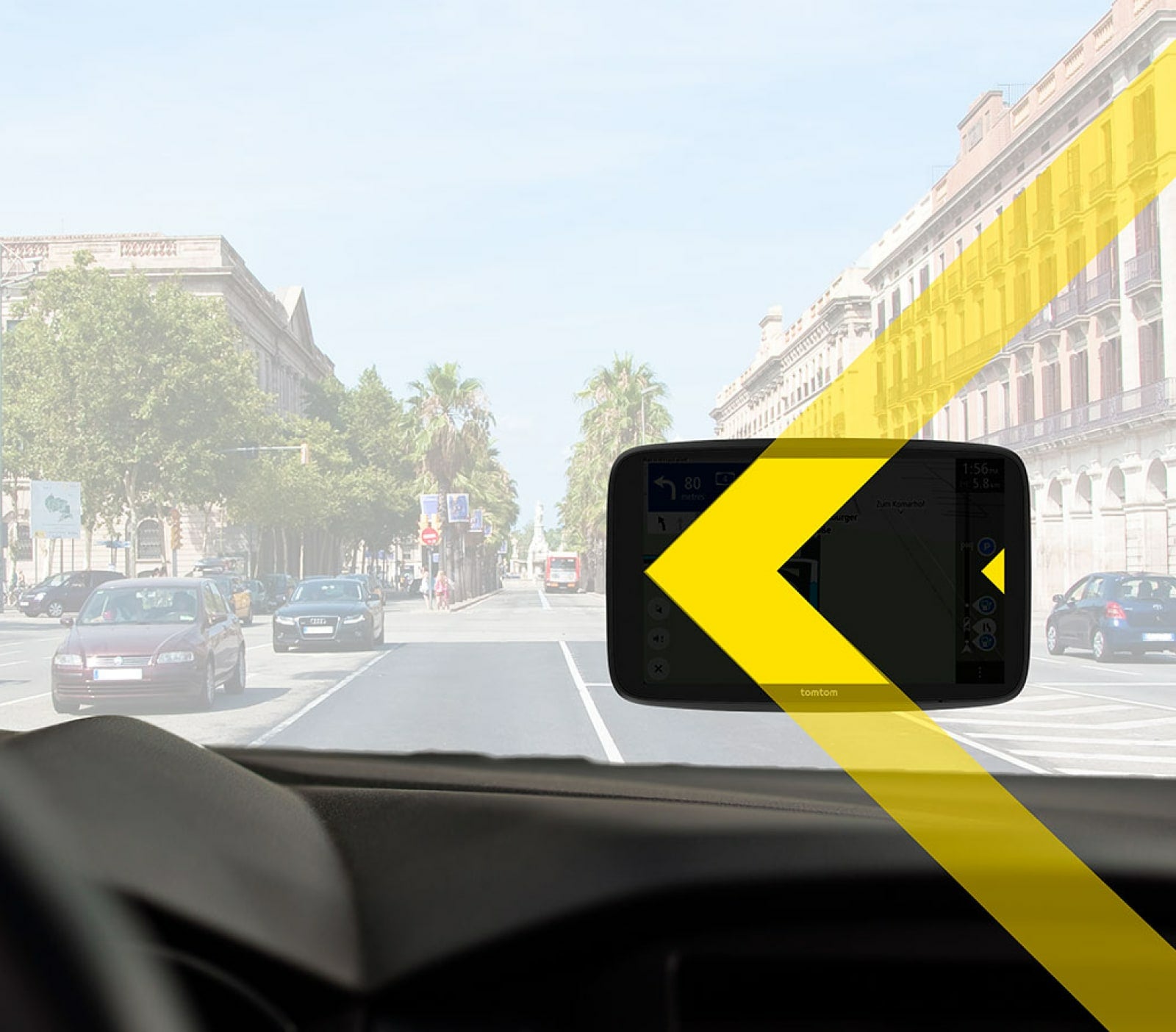 TomTom GO Navigator 2. Gen. 7 – 7" GPS-Navigator, Multitouch, 32 GB, Schwarz