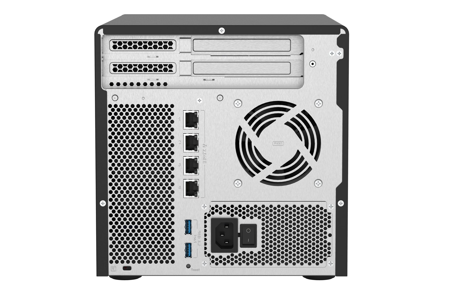 QNAP TS-h686 D1602-8G-BRO Speichergerät – 4×2,5 GbE, 3×USB 3.2, Intel Xeon D-1602, 8 GB RAM