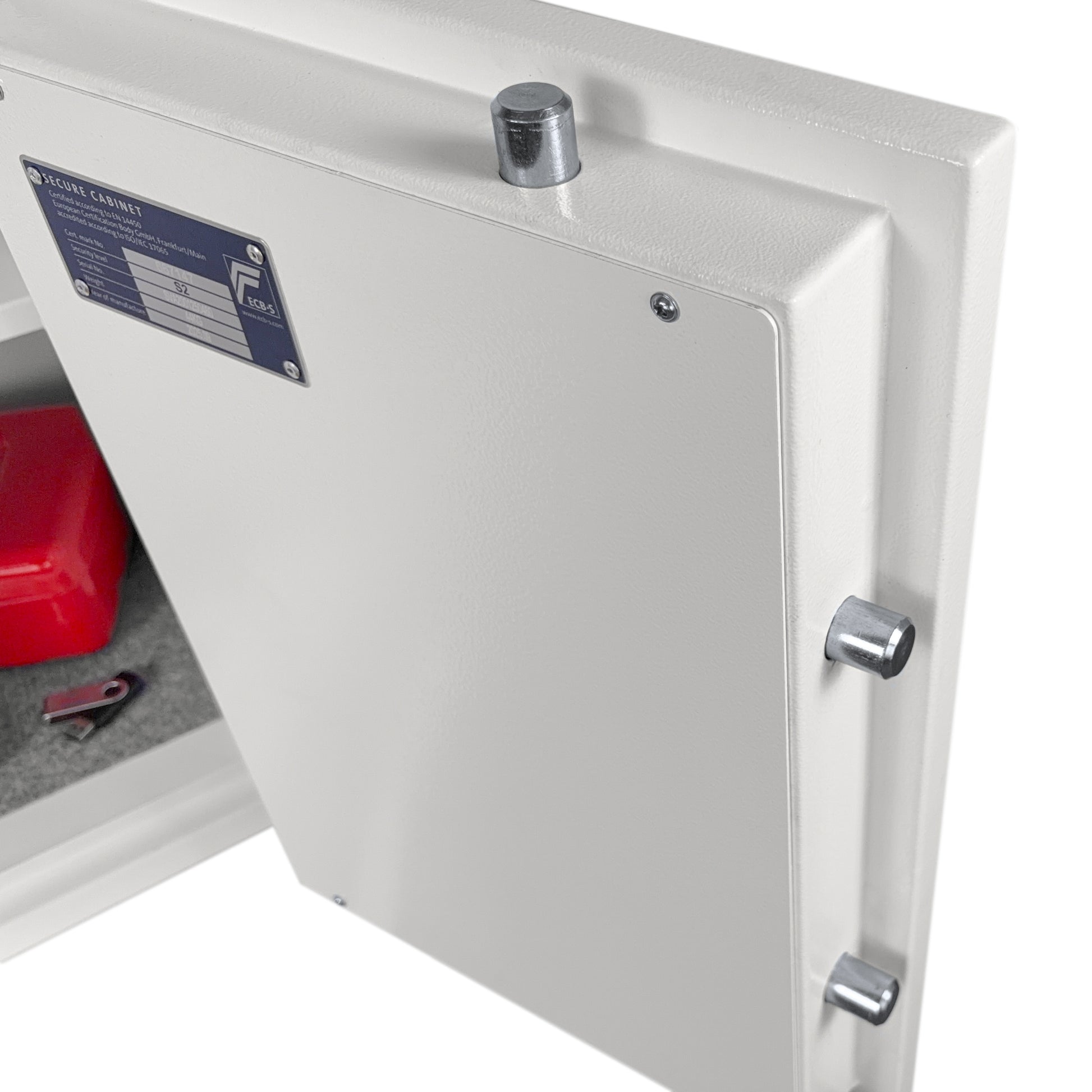 Phoenix Safe Co. Phoenix Tresor Fortress SS1453E – Elektronikschloss – 46 l – Bodenmontage – Weiss
