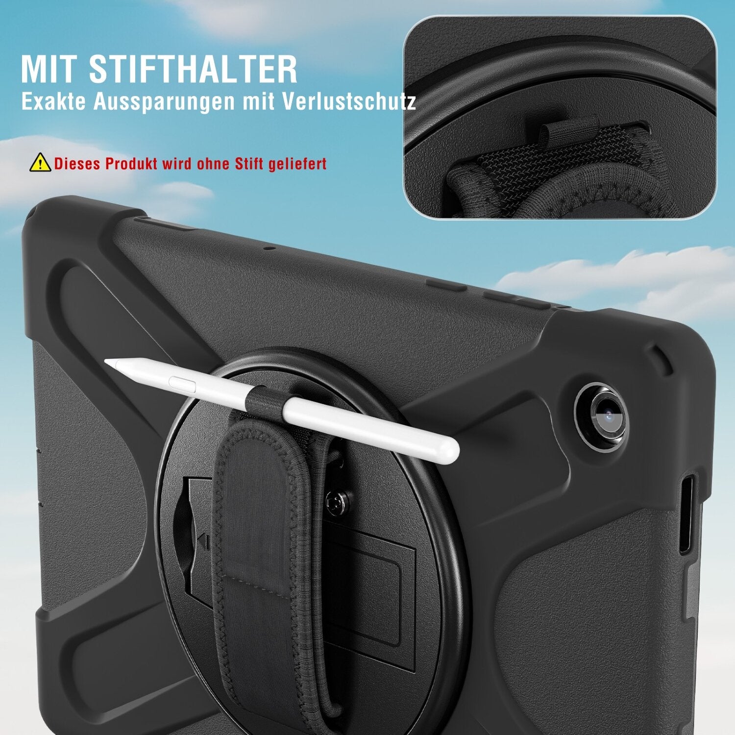 4smarts Tablet-Hülle für Galaxy Tab A11 8,7" – Schwarz