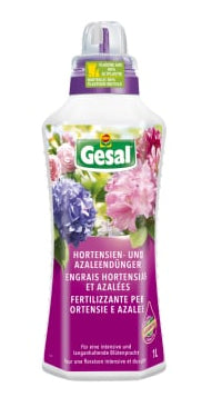 Gesal Mikronährstoff-Dünger, 1 l, Flüssig, Bio – für Hortensien – 1 Flasche