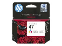 HP 47 Dreifarbig Tintenpatrone (Original) – 700 Seiten – für HP 47
