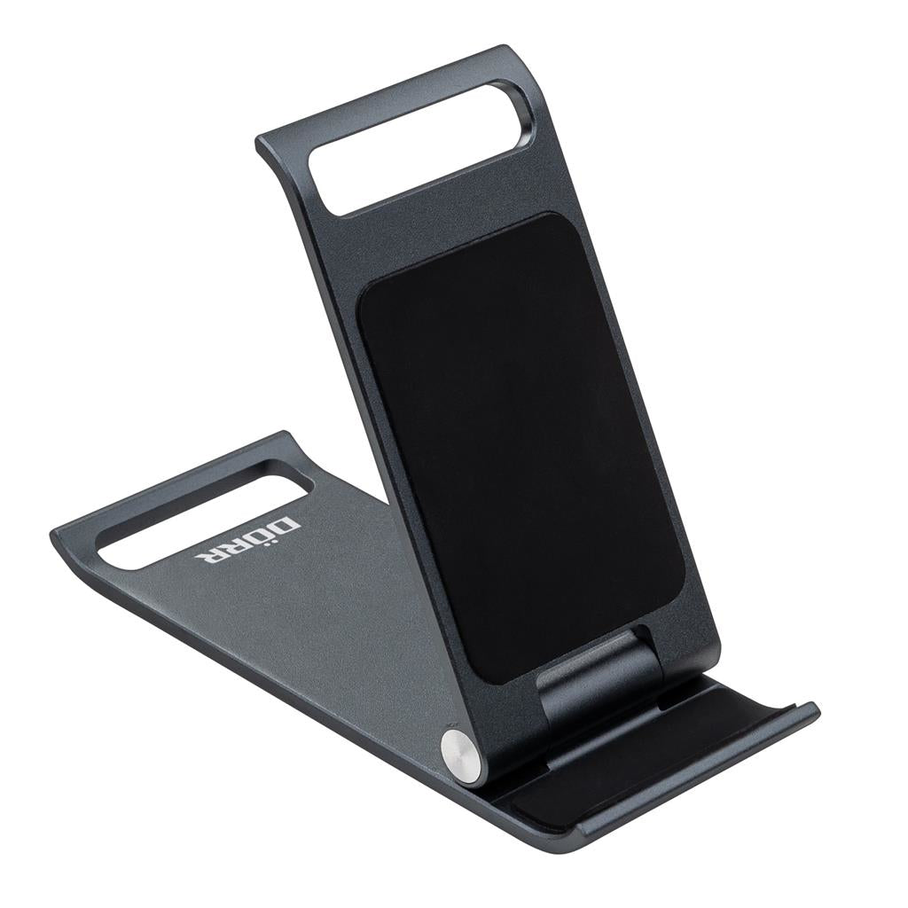 Dörr Tischständer, faltbar – universal – Grau, Aluminium