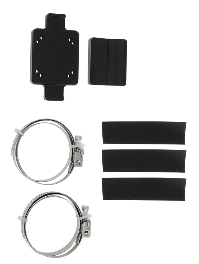 Brodit Platte/Rohrhalterung – für Rohr 1"–5" – Schwarz