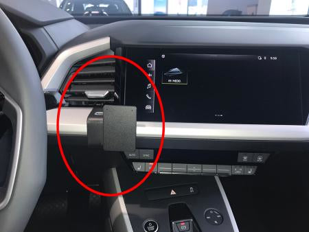 Brodit ProClip – Auto-Halterung – Klemmhalterung – für Audi Q4 (21–22) – Schwarz
