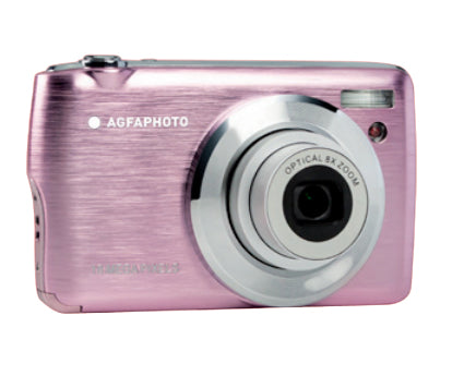 AgfaPhoto DC8200 Realishot – 8× optischer Zoom, 18 MP, 1080p, rosa