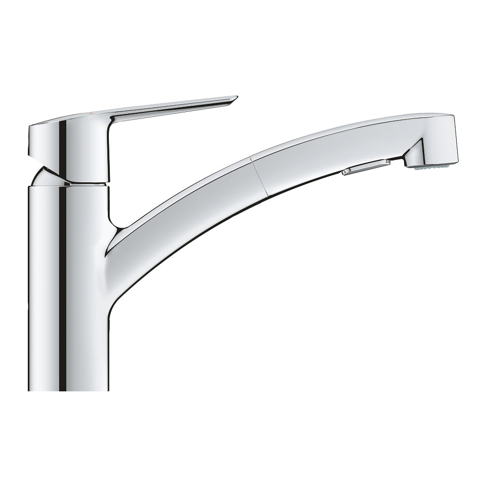 GROHE Start Badebatterie – Einhebelmischer, Messing, Standmontage, Chrom