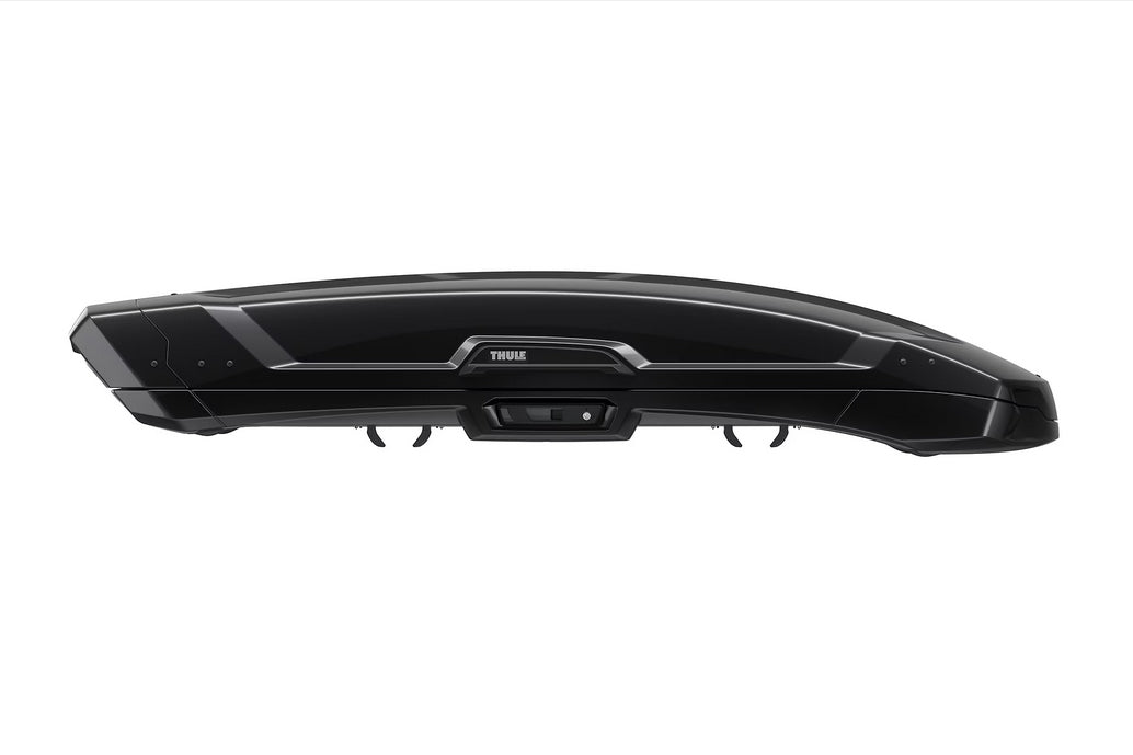 Thule Dachbox Vector M – 360 l, abschliessbar – für WingBar Evo/ProBar Evo/WingBar und andere – schwarz metallic
