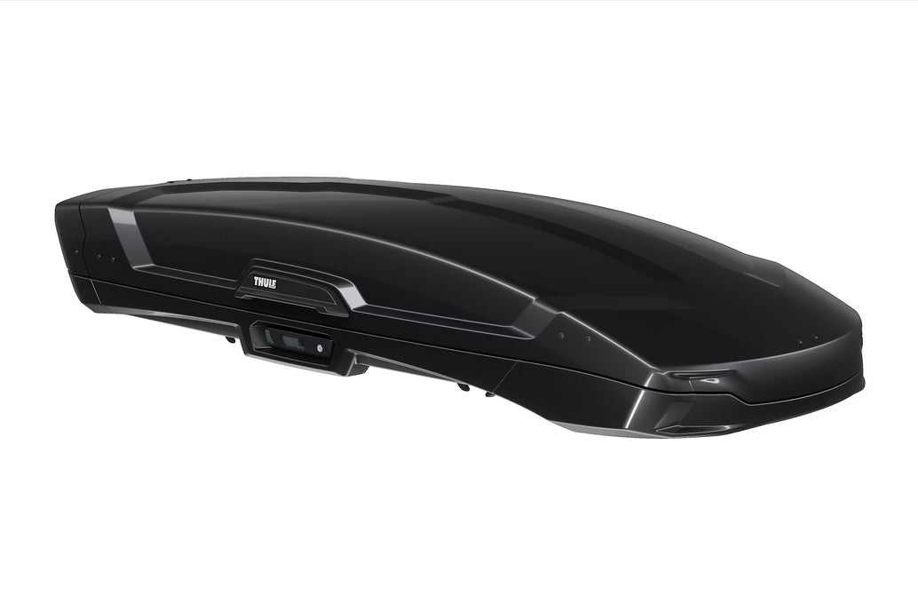 Thule Dachbox Vector M – 360 l, abschliessbar – für WingBar Evo/ProBar Evo/WingBar und andere – schwarz metallic