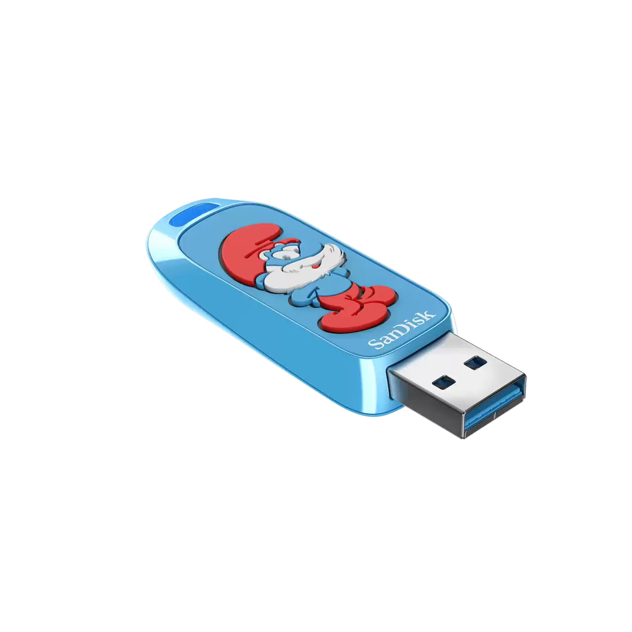 SanDisk USB-Stick 64 GB – USB-A USB 3.2 Gen 1, 130 MB/s Lesen, ohne Deckel, Blau