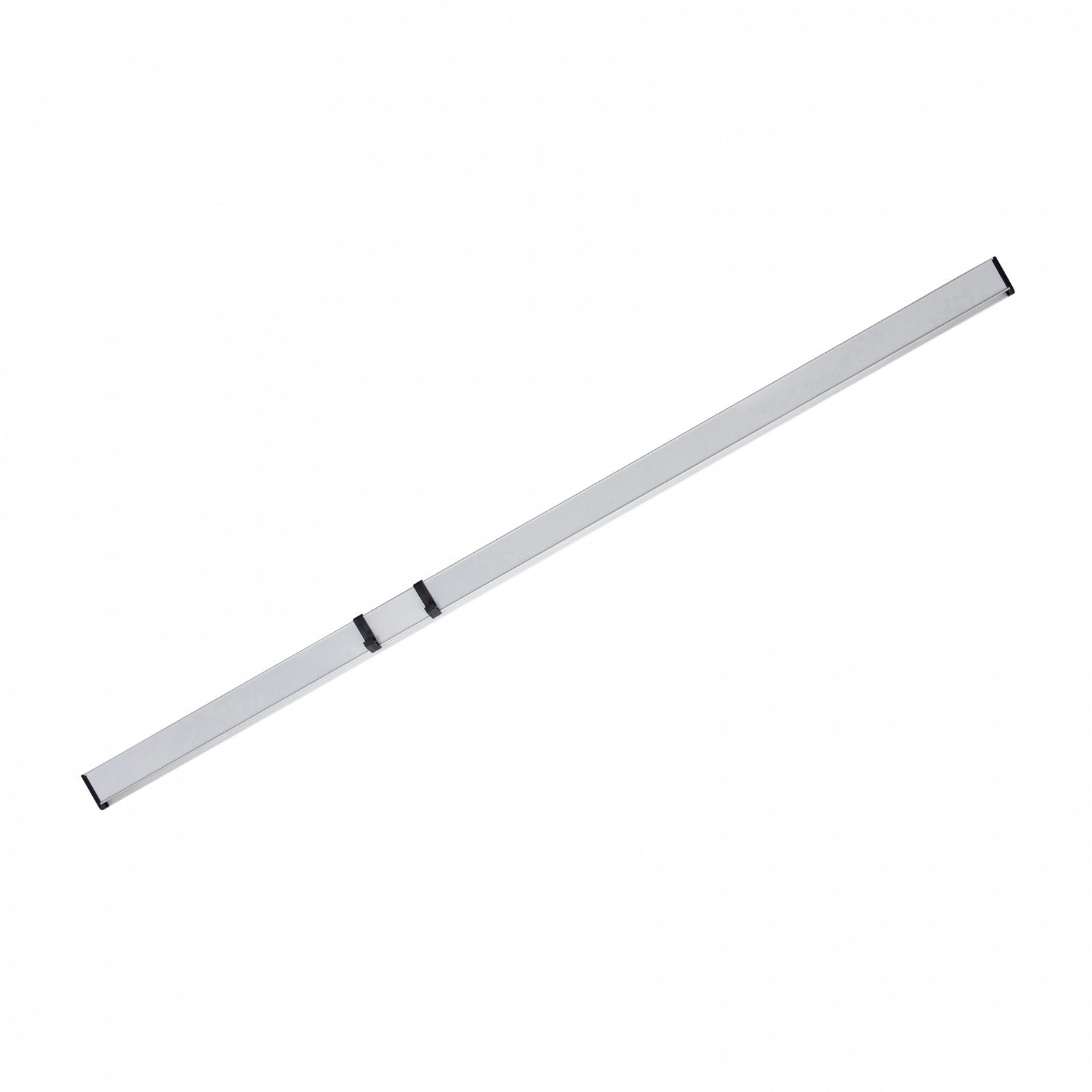MAUL Wandhalterung 6248408 – durchgeschraubt, magnethaftend, mit 2 Haken – Silber – Aluminium – 1'000×42 mm