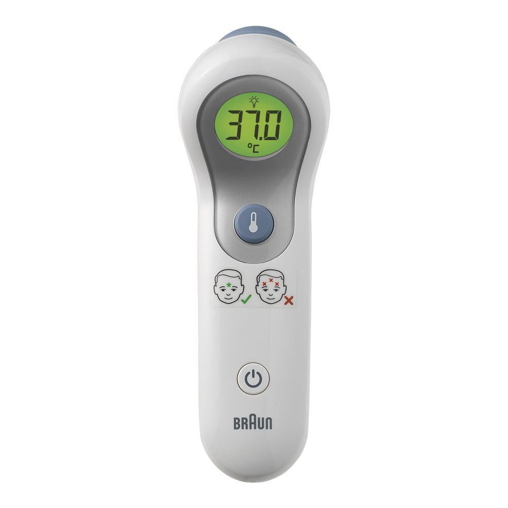 Braun Fernabtastthermometer – NoTouch + touch, 2 s Messzeit, Stirn, weiss