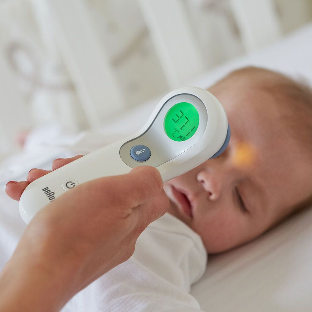Braun Fernabtastthermometer – NoTouch + touch, 2 s Messzeit, Stirn, weiss
