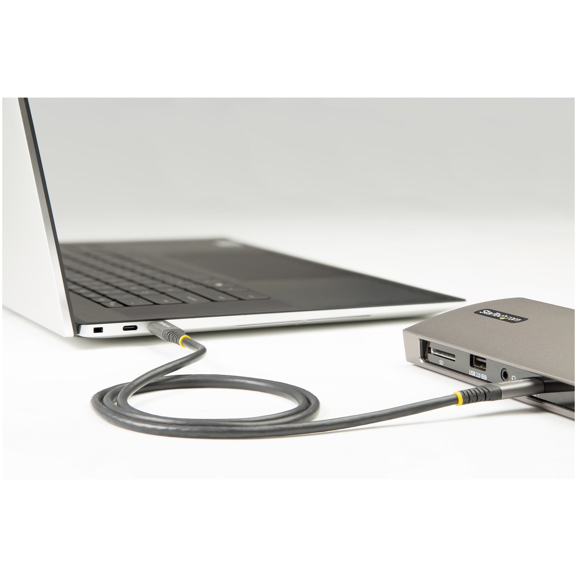StarTech.com USB-C auf USB-C Kabel – USB 3.2 Gen 2 (10 Gbit/s) – 1 m – PD 100 W – Schwarz/Grau