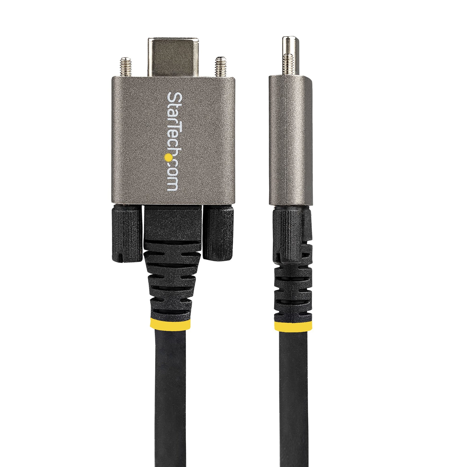 StarTech.com USB-Kabel USB-C zu USB-C, USB 3.2 Gen 2, 100 W, 0,5 m – Grau/Schwarz