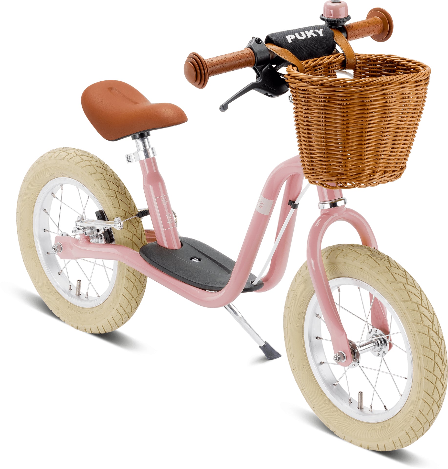 Puky LR XL Laufrad – 31,8 cm Räder, V-Bremse, Aluminium – ab 3 Jahren – Rosa