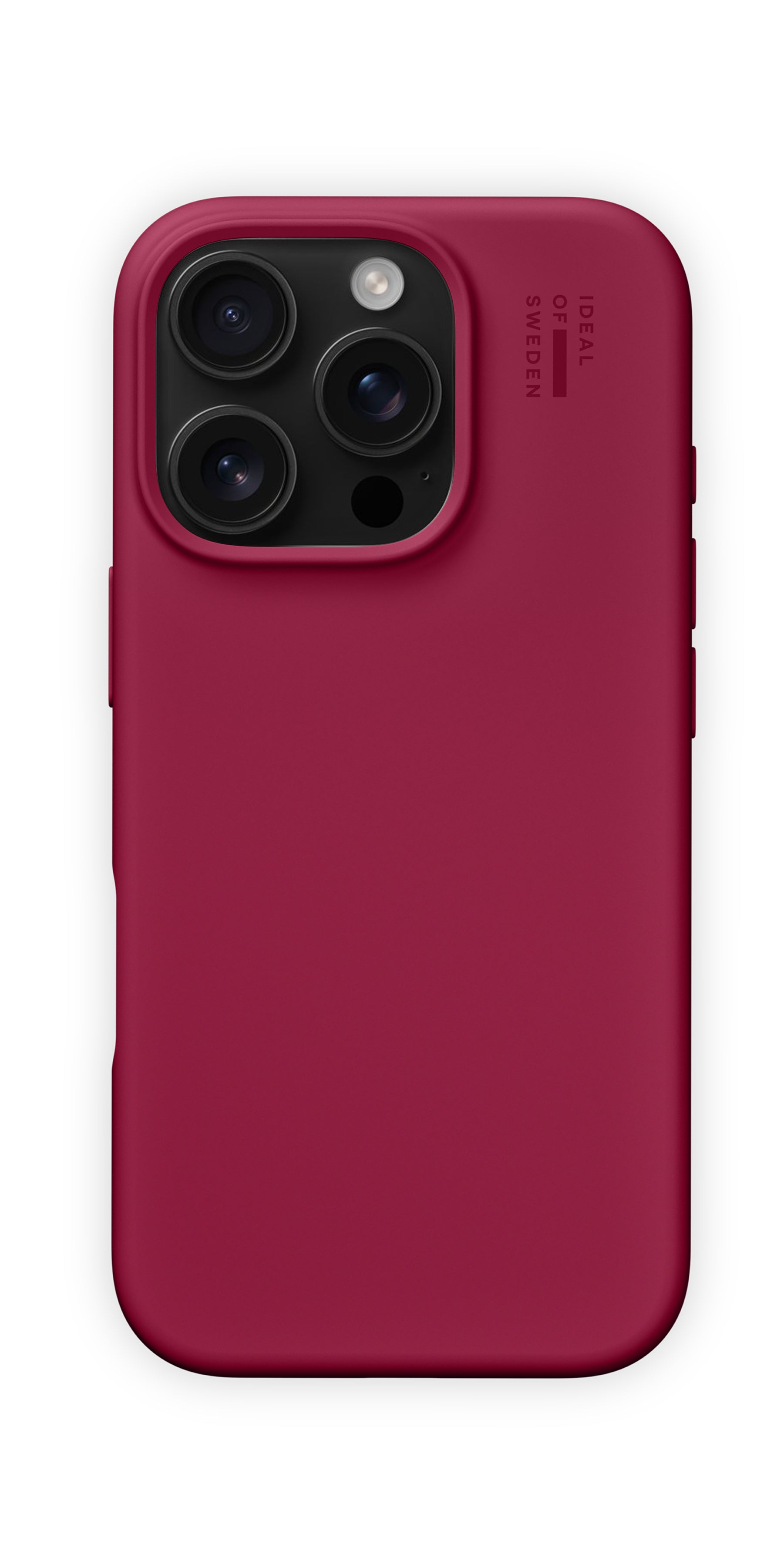 iDeal of Sweden Backcover – für Apple iPhone 16 Pro Max, Silikon+Polyester, Cranberry, bis 1,52 m sturzsicher