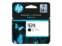 HP 924 Schwarz Tintenpatrone (Original) – 500 Seiten – für HP OfficeJet Pro 8120e/8130e/8135e … – 4K0U6NE