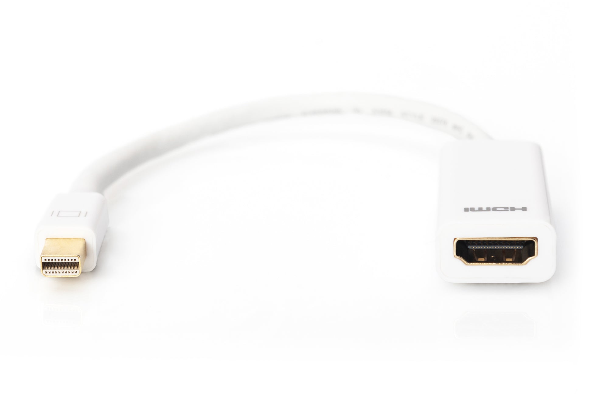 Digitus Mini DisplayPort (Stecker) auf HDMI (Buchse) Adapter – 15 cm