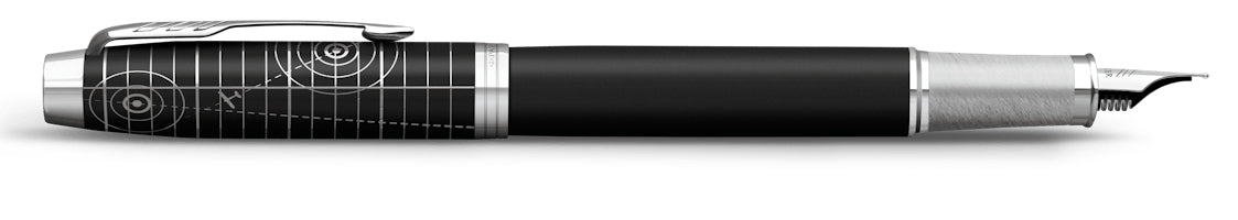 Parker IM Füllfederhalter M Schwarz/Chrom Edelstahl Geschenkbox
