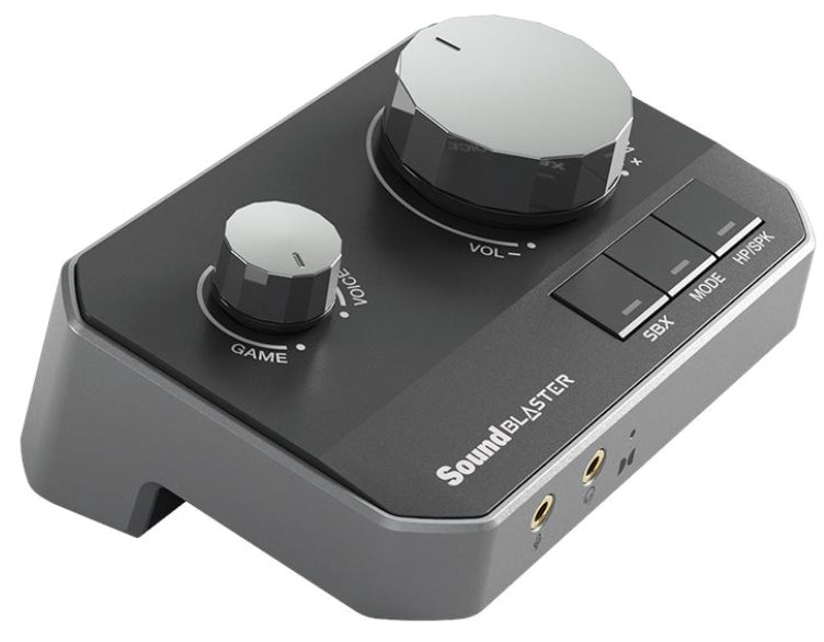 Creative Labs Creative Sound Blaster G8 – DAC/Kopfhörerverstärker – 32-Bit, 130 dB SNR, 16–600 Ohm – schwarz