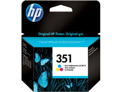 HP Tintenpatronen-Multipack 351, Cyan, Magenta, Gelb