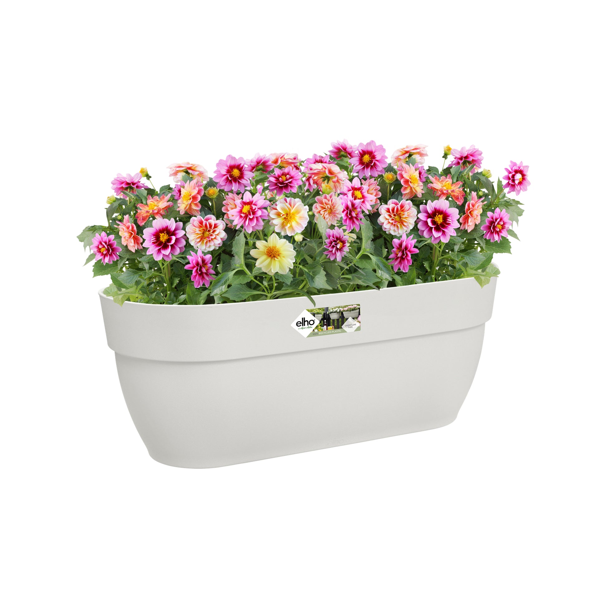 elho Campana Easy Hanger – Hängeblumentopf – 7500 ml – Kunststoff, weiss
