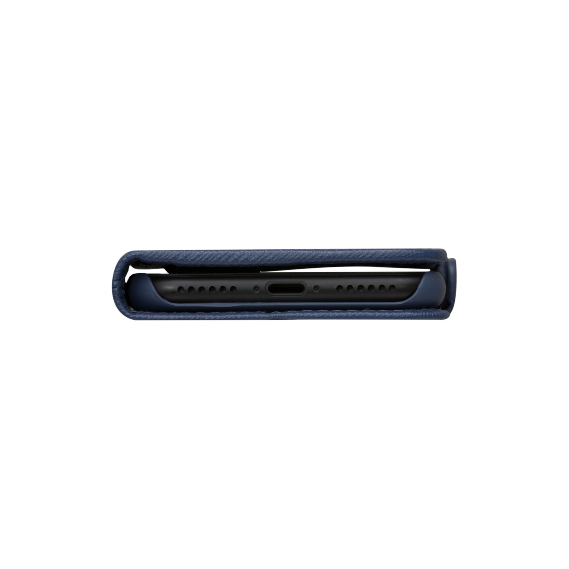dbramante1928 Milano Wallethülle – für Apple iPhone SE/8/7, mit Ständer, 3 Kartenfächer, Leder, Ocean Blue