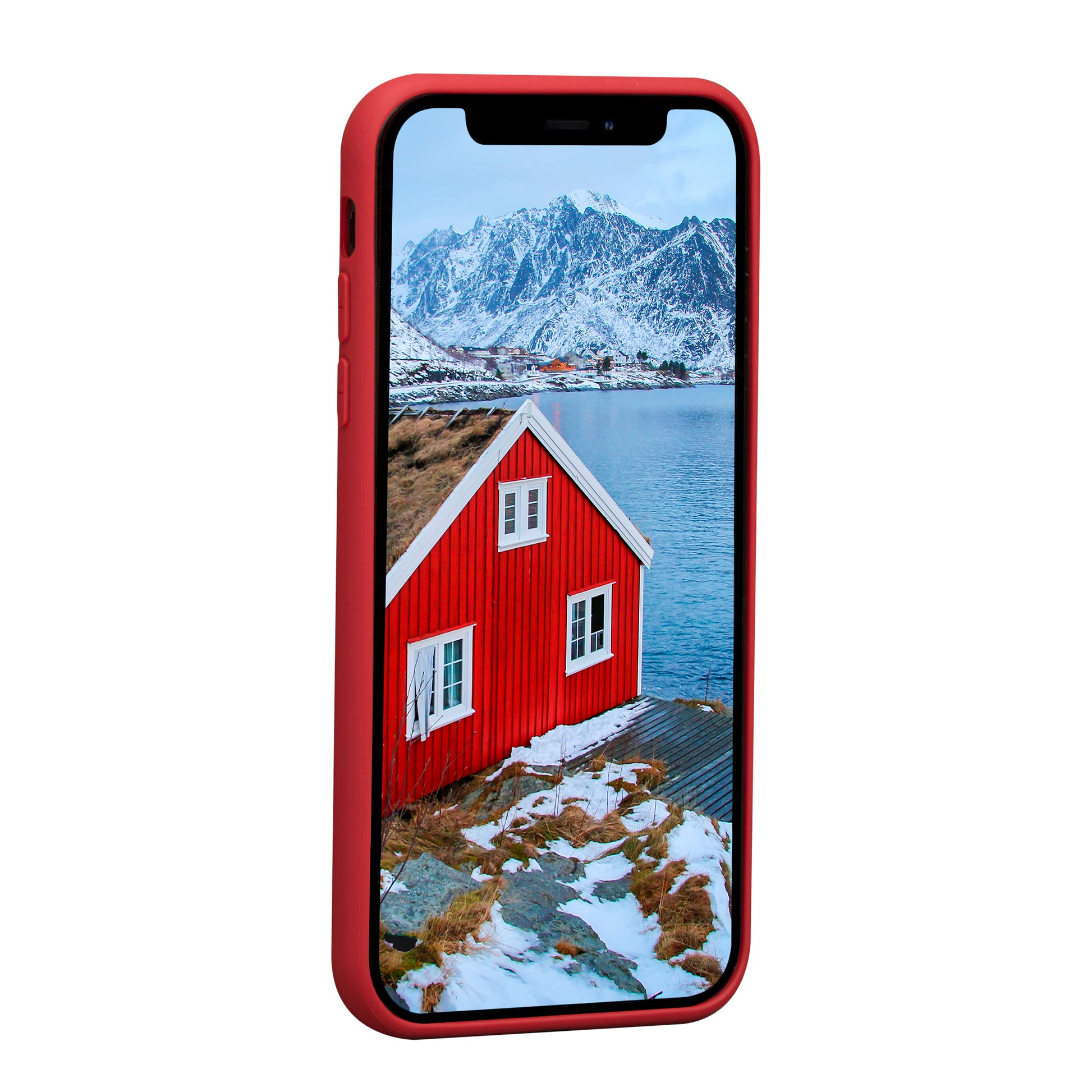 dbramante1928 Greenland Backcover – für Apple iPhone 11 / iPhone XR, Recycling-Kunststoff, Candy Apple Red